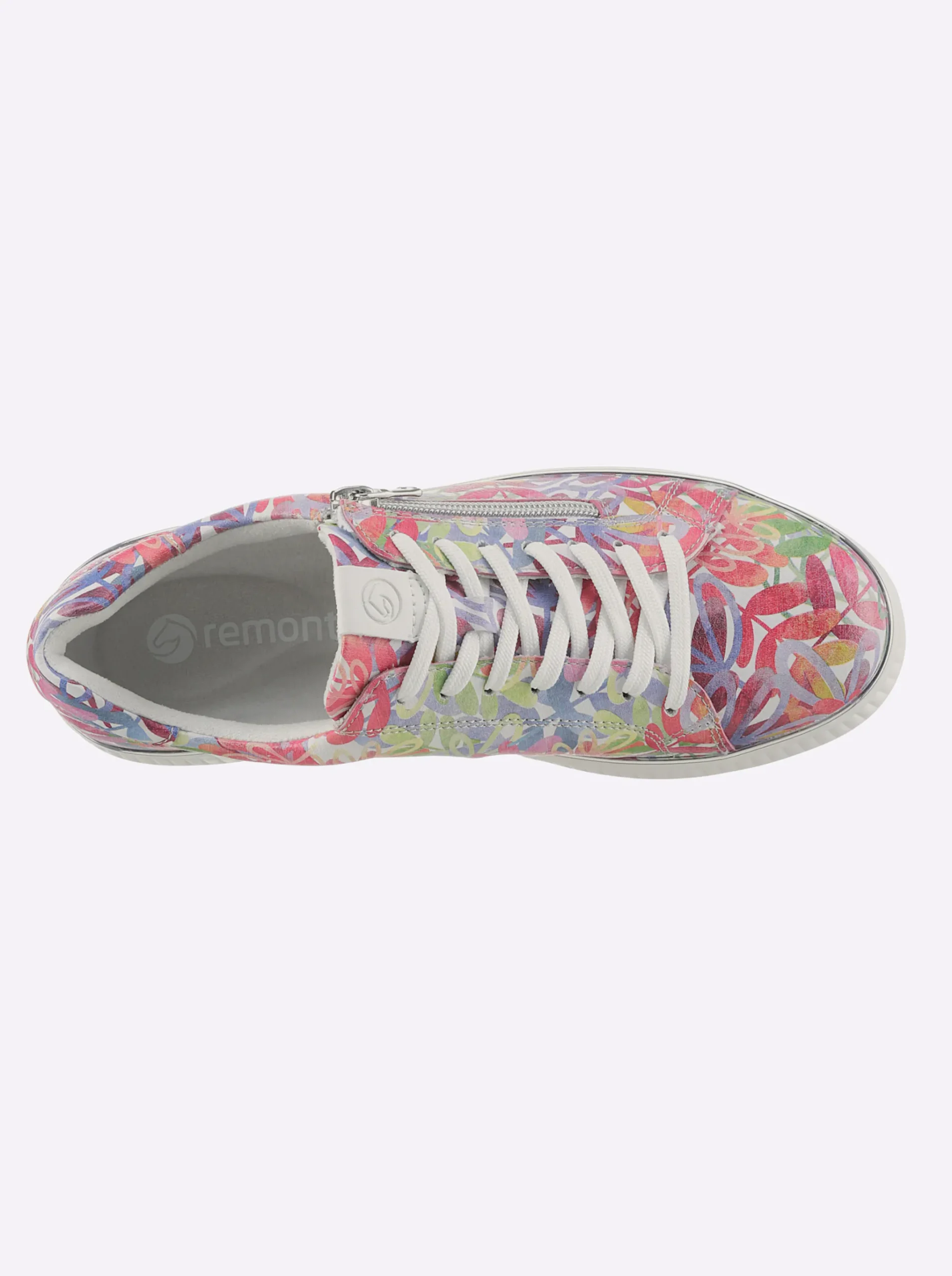 Sneaker mit seitlichem Reißverschluss