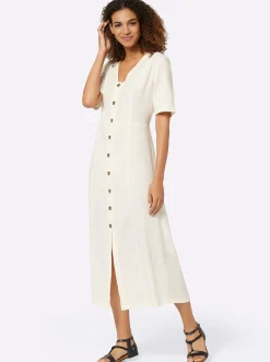Sommerkleid Knöpfe in Horn-Optik