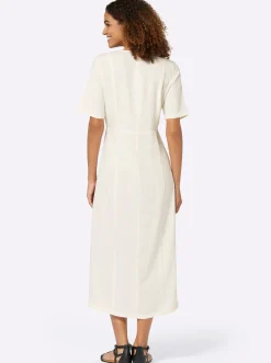 Sommerkleid Knöpfe in Horn-Optik