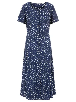 Sommerkleid mit Bindebändern, figurumspielend