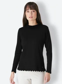 Stehkragenpullover