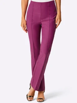 Stoffhose mit weitem Bein, Lyocell-Qualität
