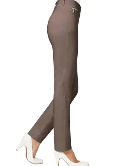 Stretch-Hose mit Zier-Taschen vorne