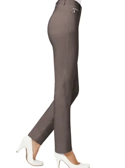 Stretch-Hose mit Zier-Taschen vorne