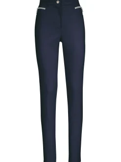 Stretch-Hose mit Zier-Taschen vorne