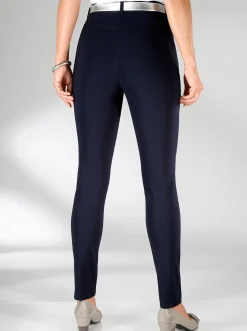 Stretch-Hose mit Zier-Taschen vorne