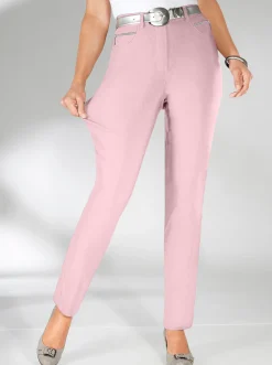 Stretch-Hose mit Zier-Taschen vorne