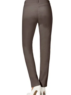 Stretch-Hose mit Zier-Taschen vorne