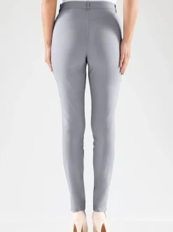 Stretch-Hose mit Zier-Taschen vorne