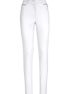 Stretch-Hose mit Zier-Taschen vorne
