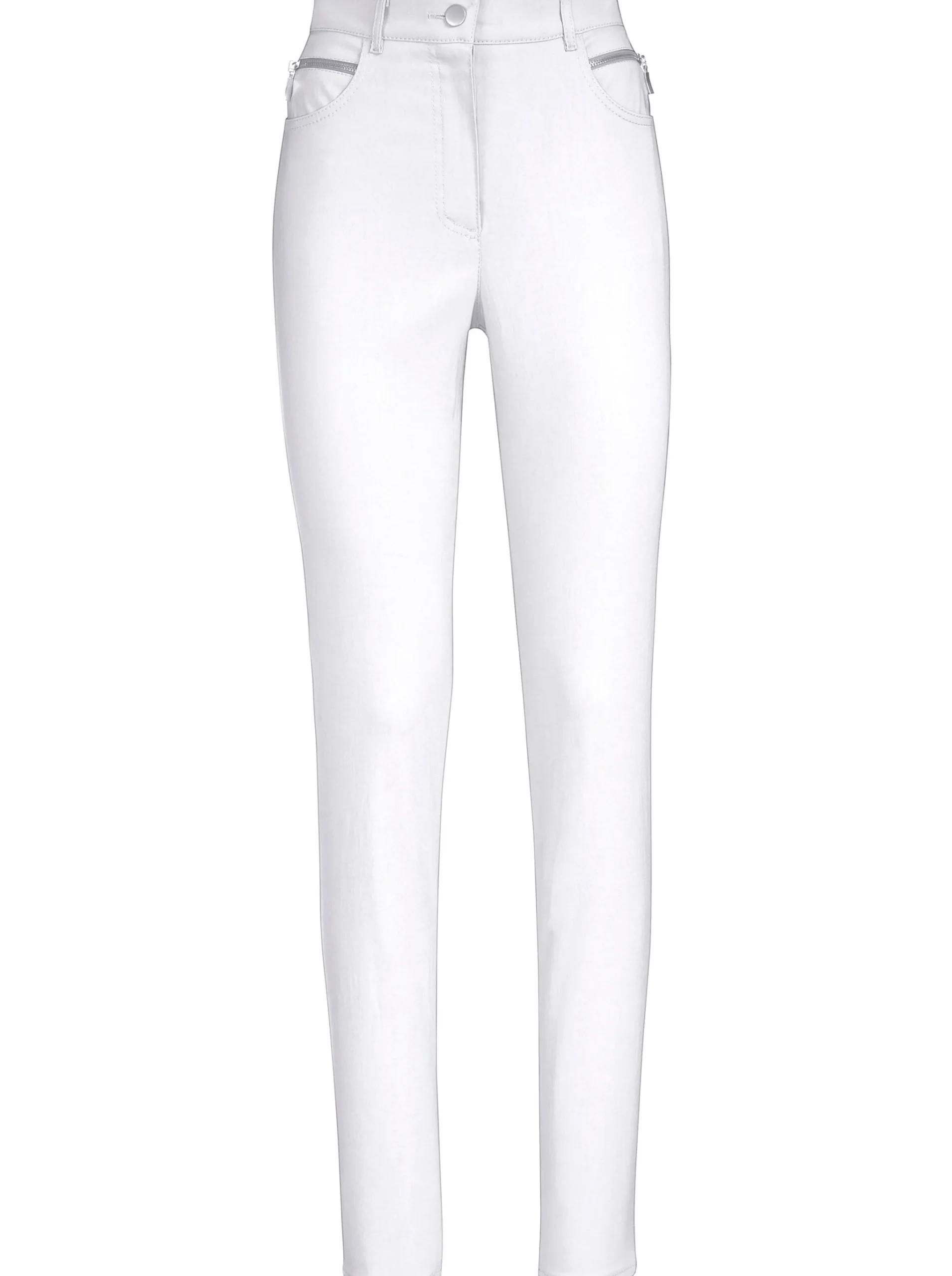Stretch-Hose mit Zier-Taschen vorne