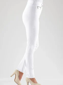 Stretch-Hose mit Zier-Taschen vorne