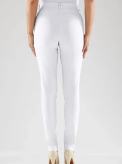Stretch-Hose mit Zier-Taschen vorne