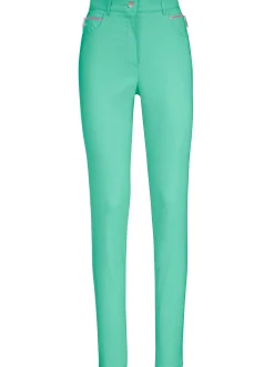 Stretch-Hose mit Zier-Taschen vorne