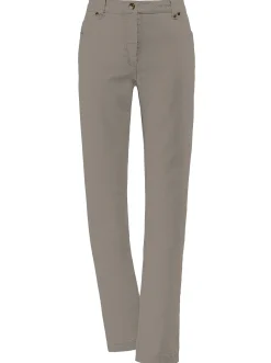 Stretch-Jeans mit Glitzersteinchen hinten