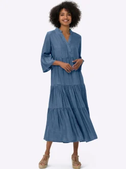 Stufenkleid mit Stufen-Schnitt