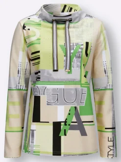 Sweatshirt mit Buchstaben-Print