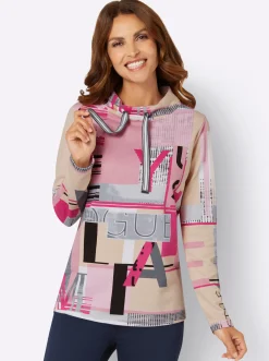 Sweatshirt mit Buchstaben-Print