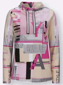 Sweatshirt mit Buchstaben-Print