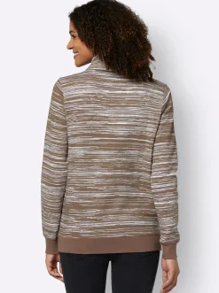 Sweatshirt mit elastischen Bündchen