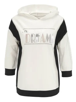 Sweatshirt mit goldfarbenem Folien-Print