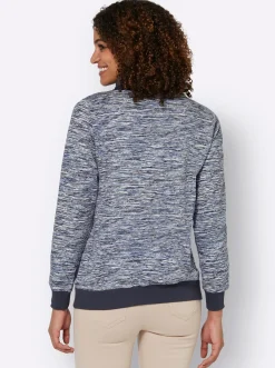 Sweatshirt mit Kontrast-Details