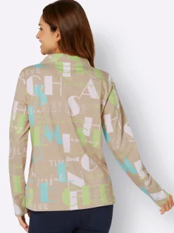 Sweatshirt mit Lettering-Print