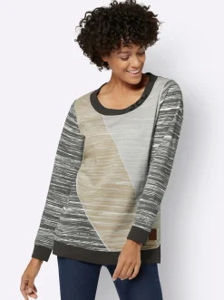 Sweatshirt mit sportivem Print