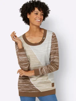 Sweatshirt mit sportivem Print