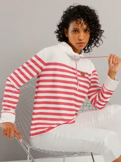 Sweatshirt mit verlängertem Rückenteil