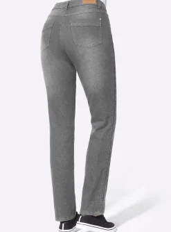 Thermojeans mit kariertem Futter