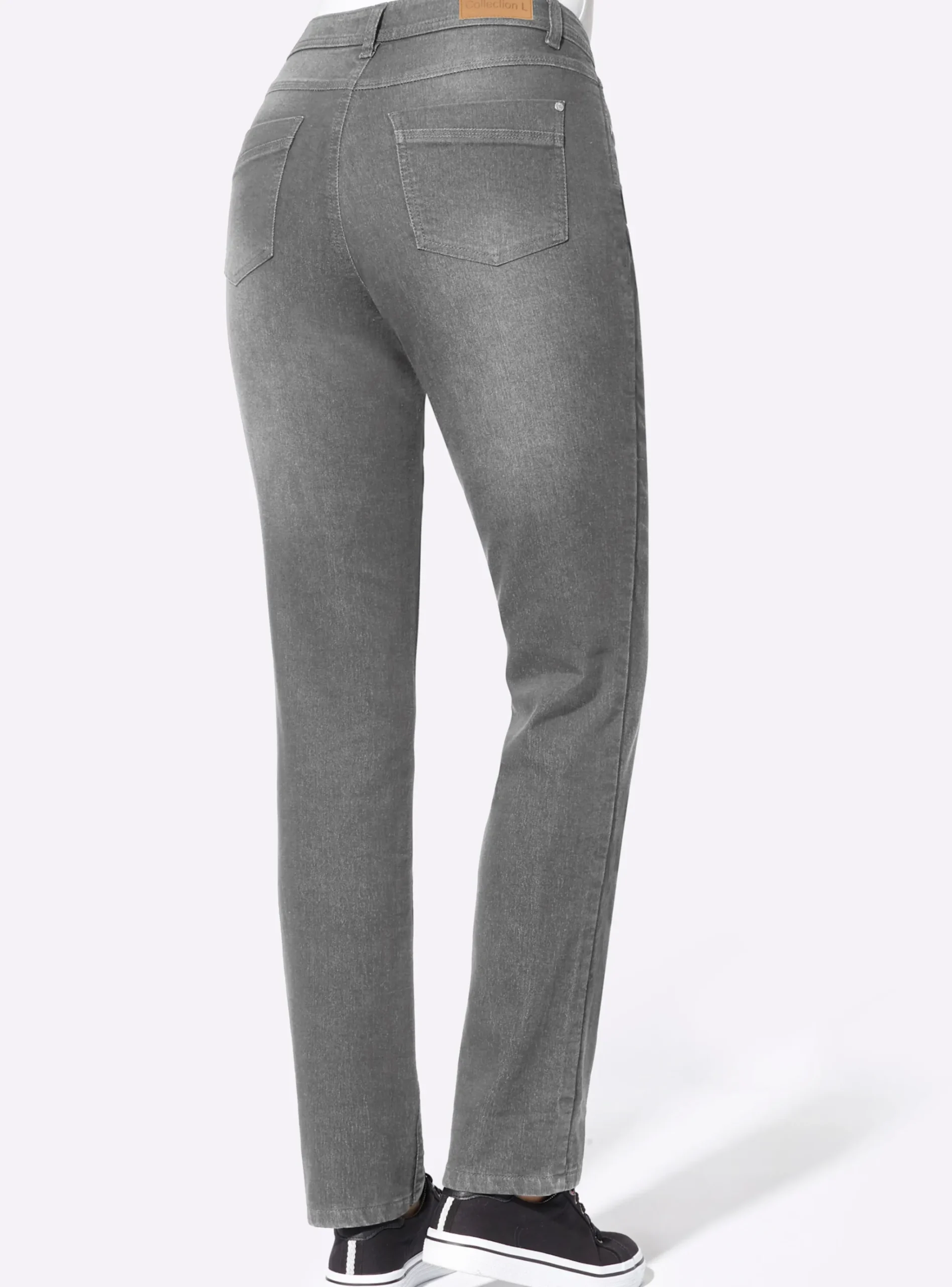 Thermojeans mit kariertem Futter