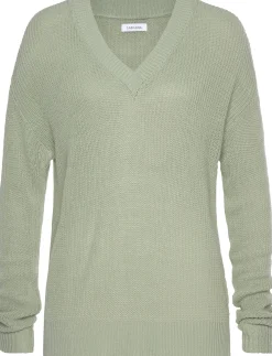 V-Ausschnitt-Pullover