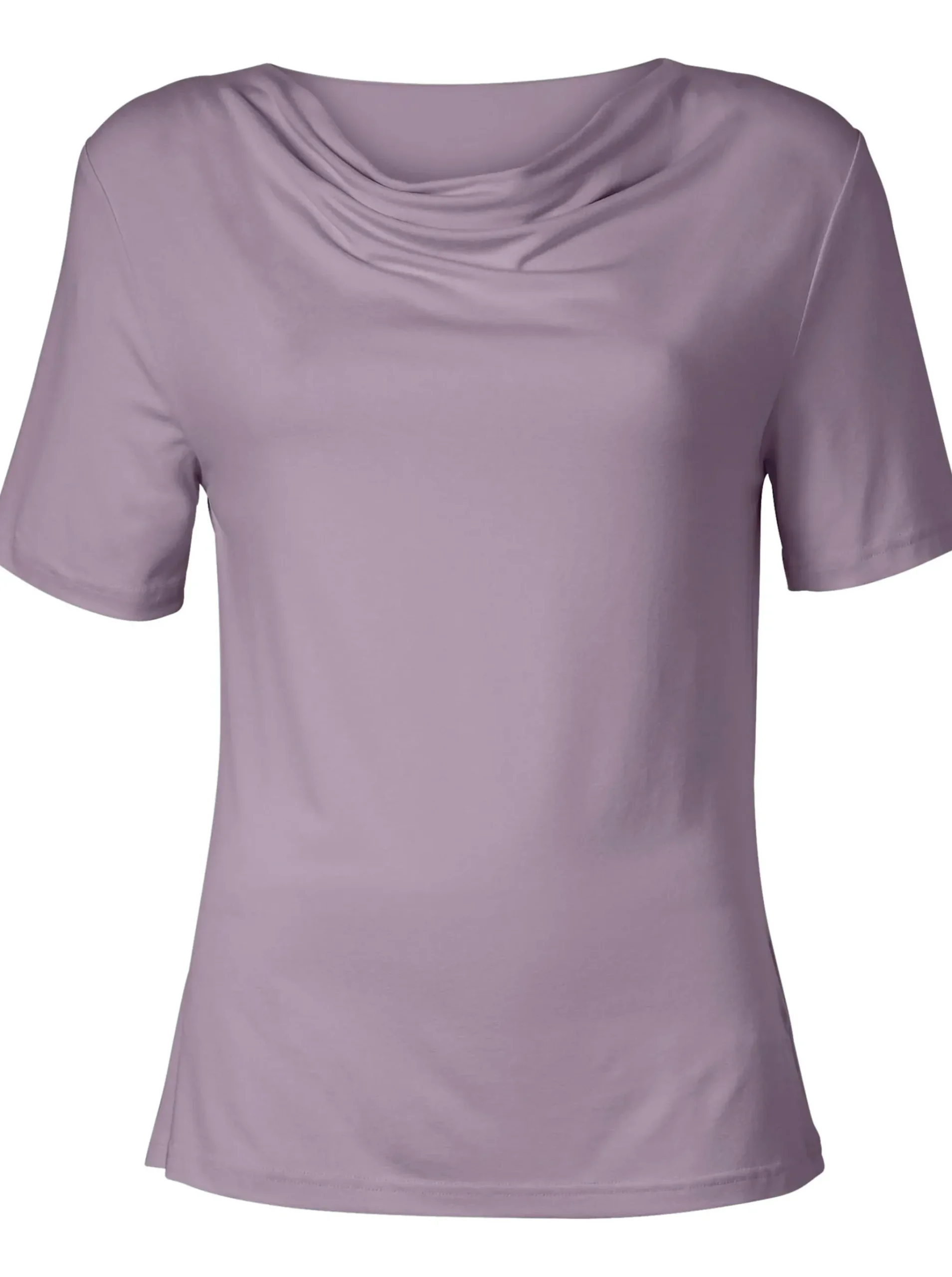 Wasserfallshirt mit kurzen Ärmeln
