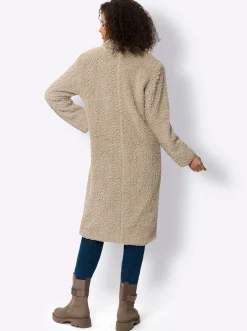 Wintermantel in Teddy-Qualität